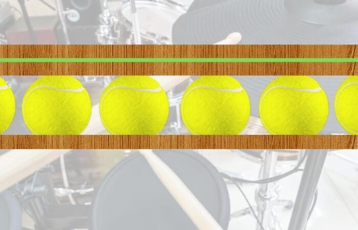 How To Build A Tennis Ball Riser To Quieten Your Electronic Drum Kit