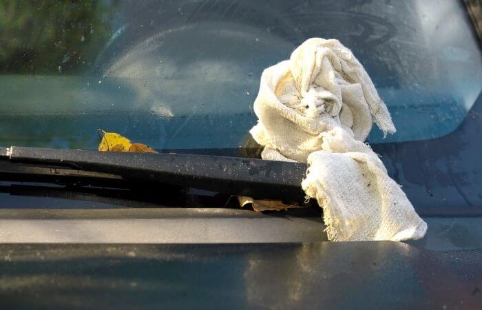 clean the windshield to make wipers quieter