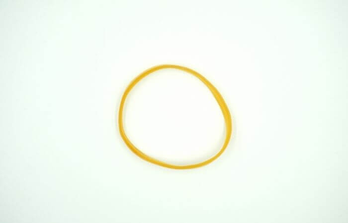 a rubber band