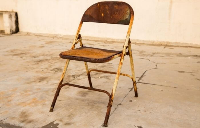 rusty chair