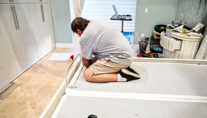 tighten loose joints in your box spring bed